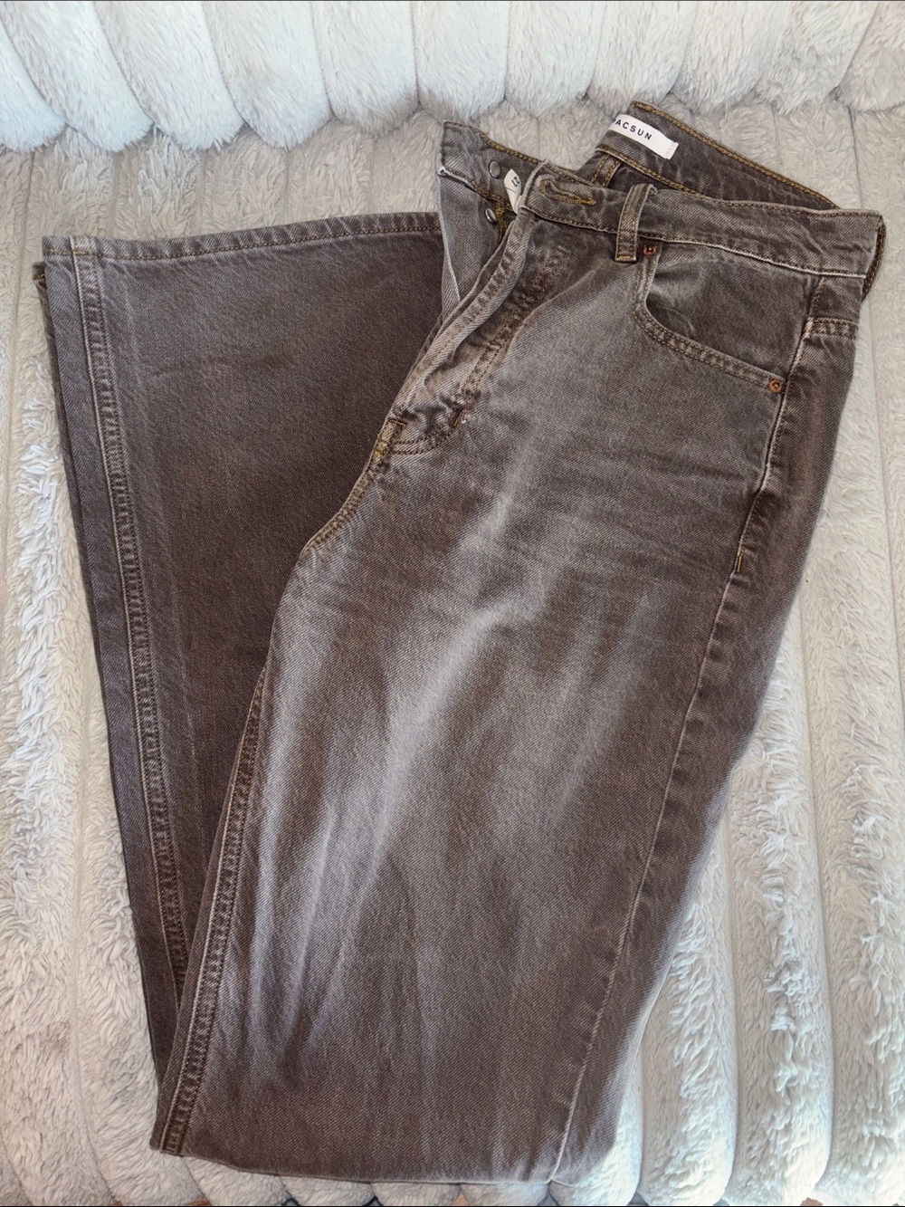 PacSun Women’s Brown Bootcut high rise Jenas size 27
